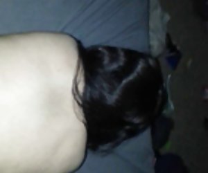 Azjatycki ściany dildo i backshots