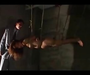 Azjatyckie Nastolatki shibari związany z lin